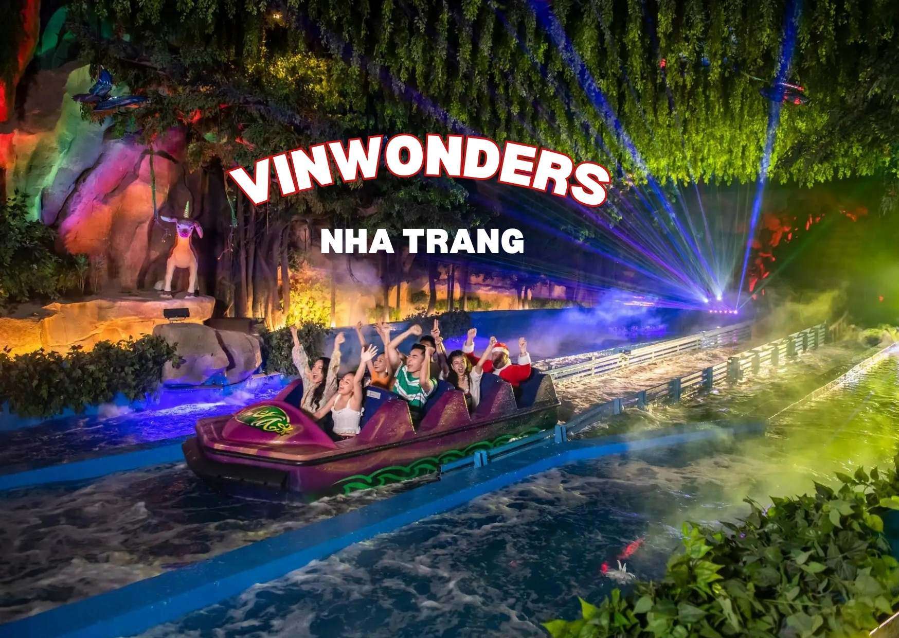 Du khách vui chơi tại VinWonders Nha Trang