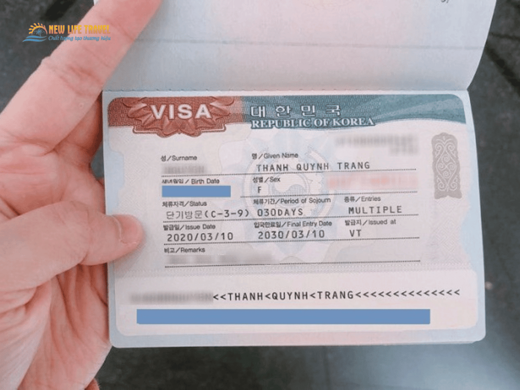 Visa Hàn