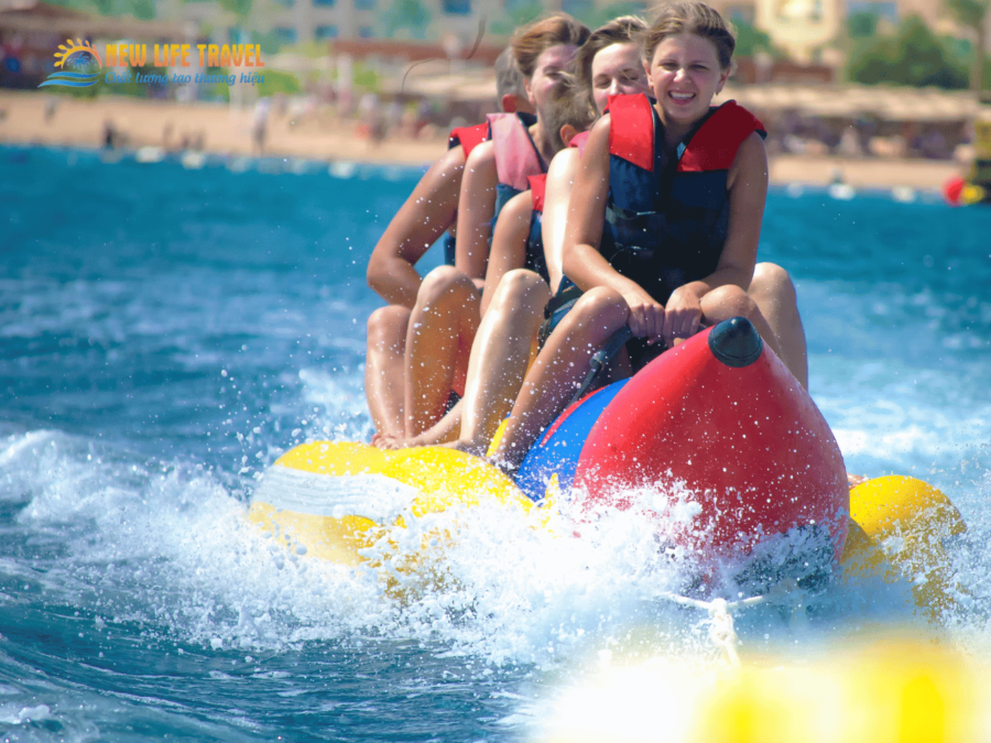 Kéo phao chuối Nha Trang