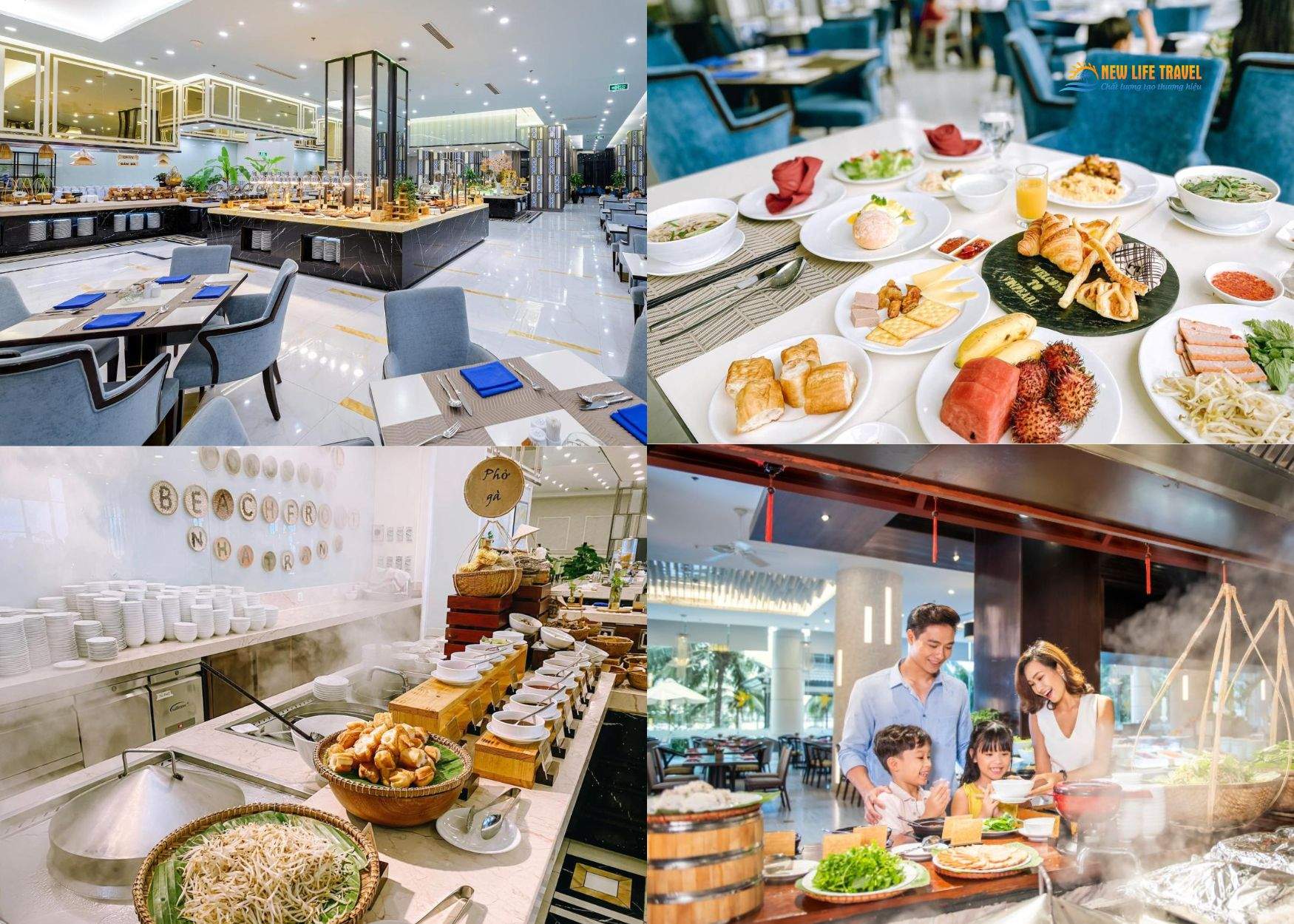 Nhà hàng Buffet sáng - Vinpearl Beachfont Nha Trang 