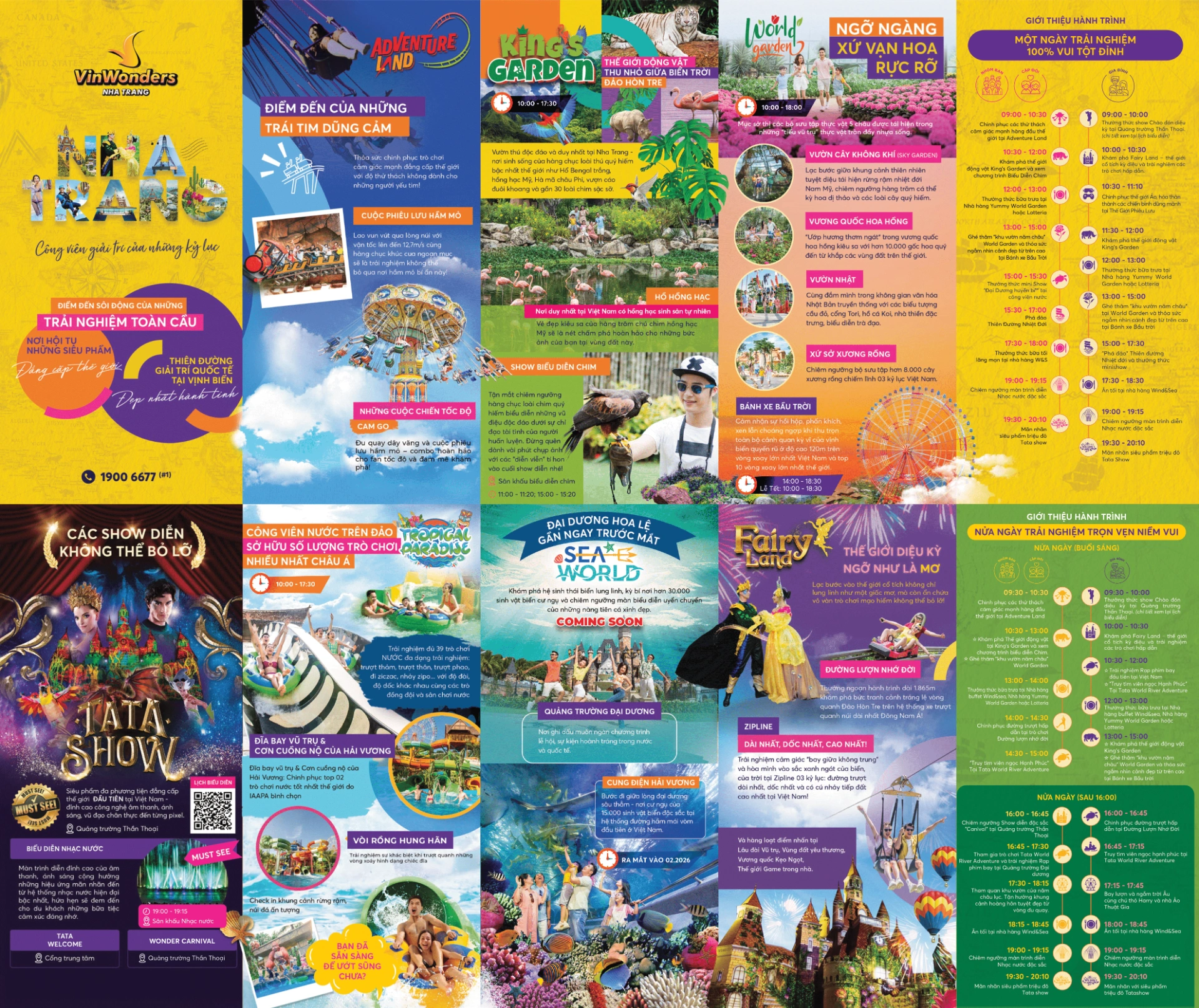 Bản đồ Khu vui chơi VinWonders Nha Trang mới nhất 2026 Bản đồ Khu vui chơi VinWonders Nha Trang mới nhất 2026