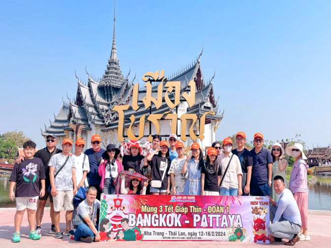 Tour Thái Lan mùng 3 tết giáp thìn 2024