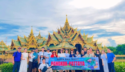 Đoàn khách tham gia tour Thái Lan 5 ngày 4 đêm