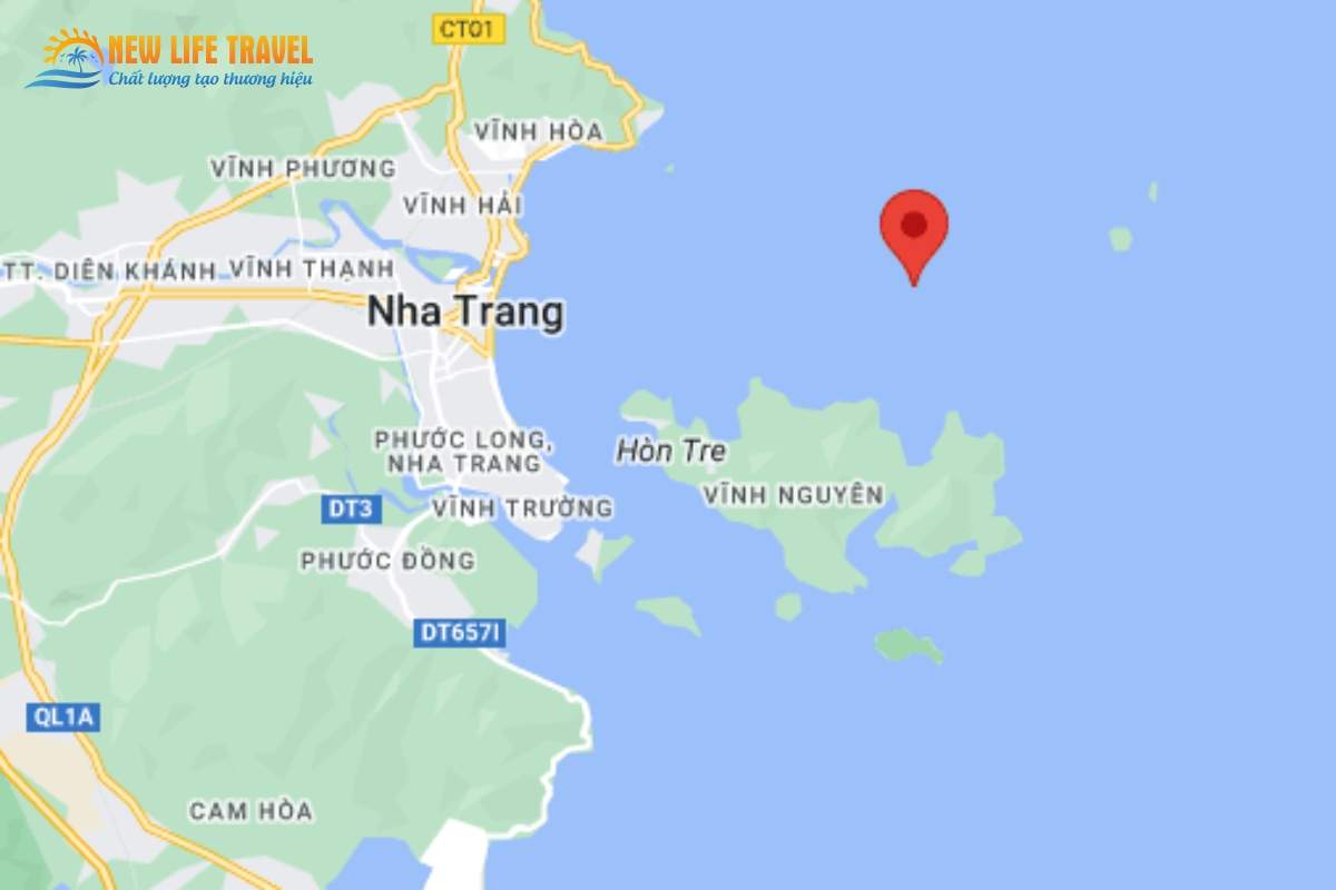 Hình ảnh bản đồ Vịnh Nha Trang