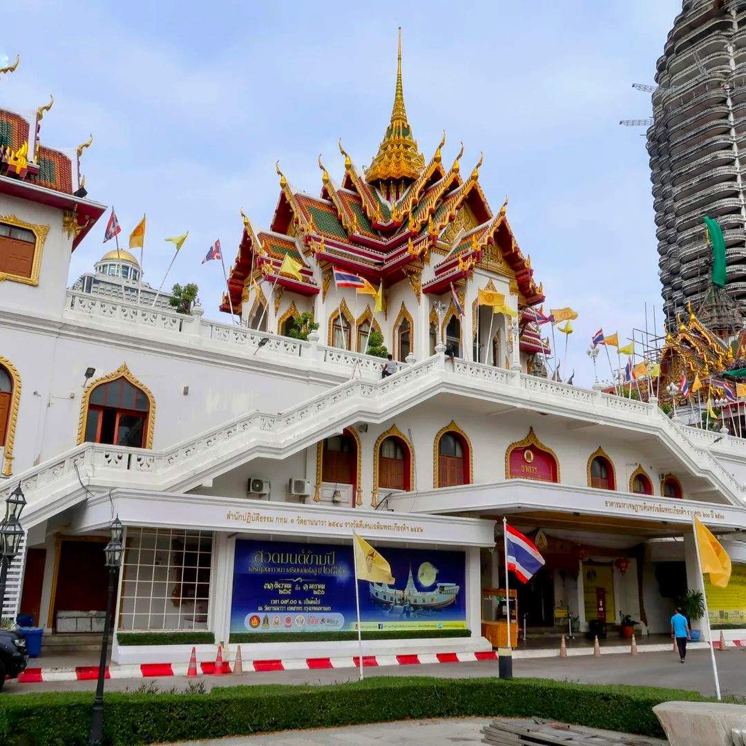 Hình ảnh bên ngoài Chùa Wat Yannawa Bangkok Thái Lan