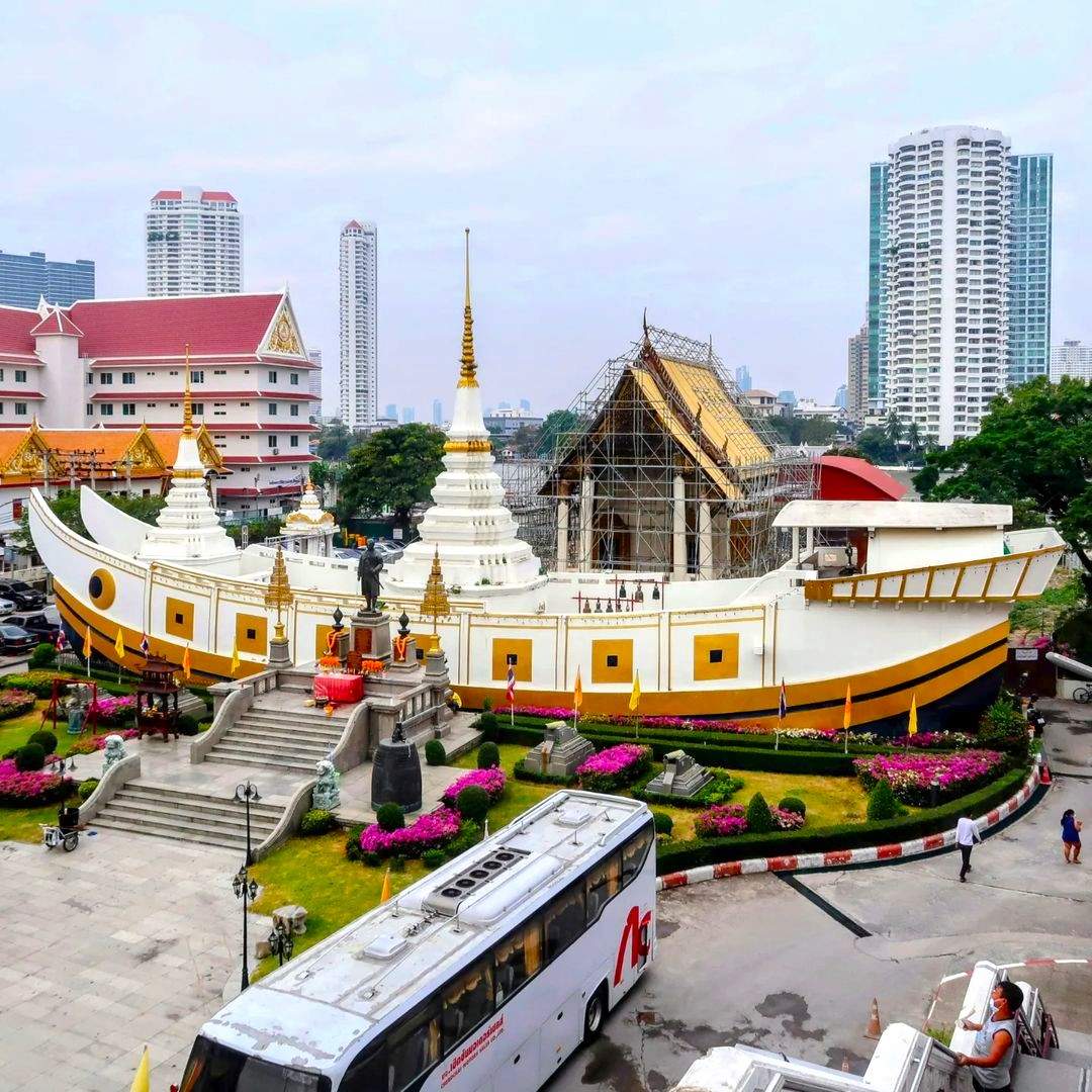 Chùa Thuyền Wat Yannawa - Bangkok Thái Lan