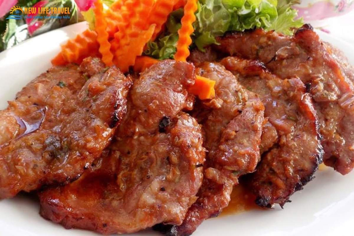 Hình ảnh mô tả món thịt đà điểu BBQ