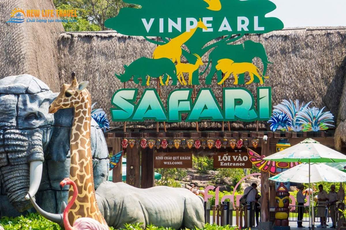 Hình ảnh cổng vào Vinpearl Safari Phú Quốc