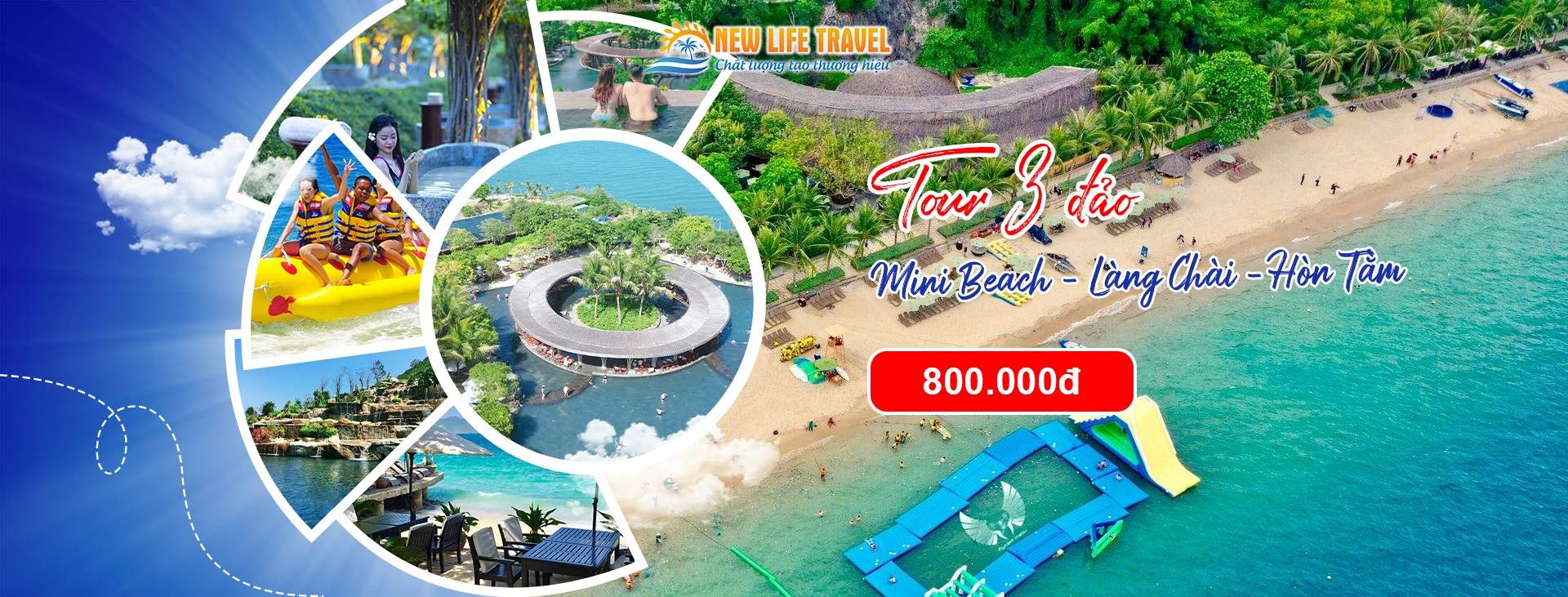 Banner Tour 3 Dao Mini Beach Lang Chai Hon Tam Nha Trang