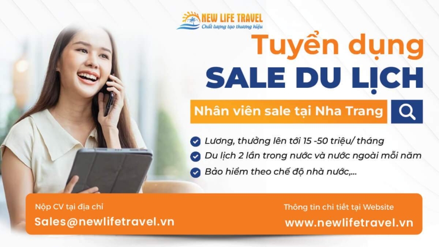 Tuyển dụng sale tour du lịch tại Nha Trang