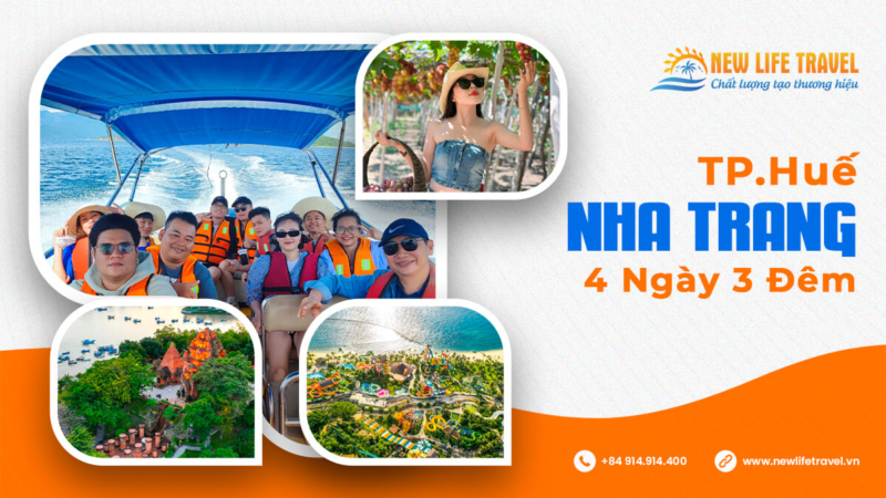 Tour Huế Nha Trang 4 ngày 3 đêm