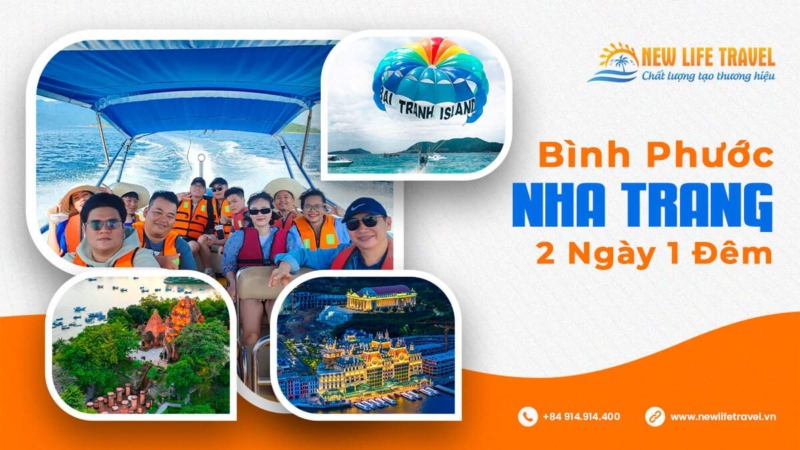 Tour Bình Phước đi Nha Trang 2 ngày 1 đêm