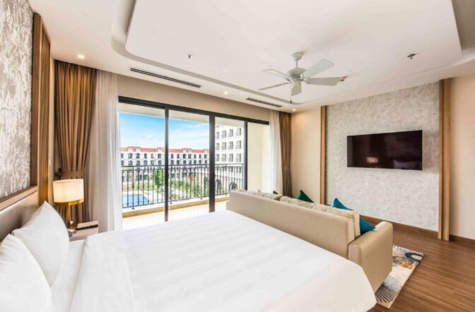 Hạng phòng Studio có giường cỡ King khách sạn 4 sao VinHolidays Phú Quốc