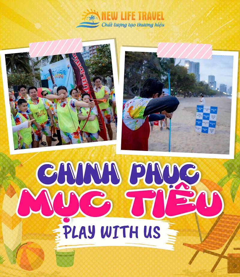 Trò chơi Team Building: Chinh phục mục tiêu (bắn cung)