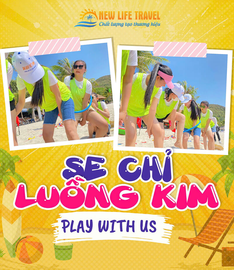 Trò chơi team building: Se chỉ luồn kim