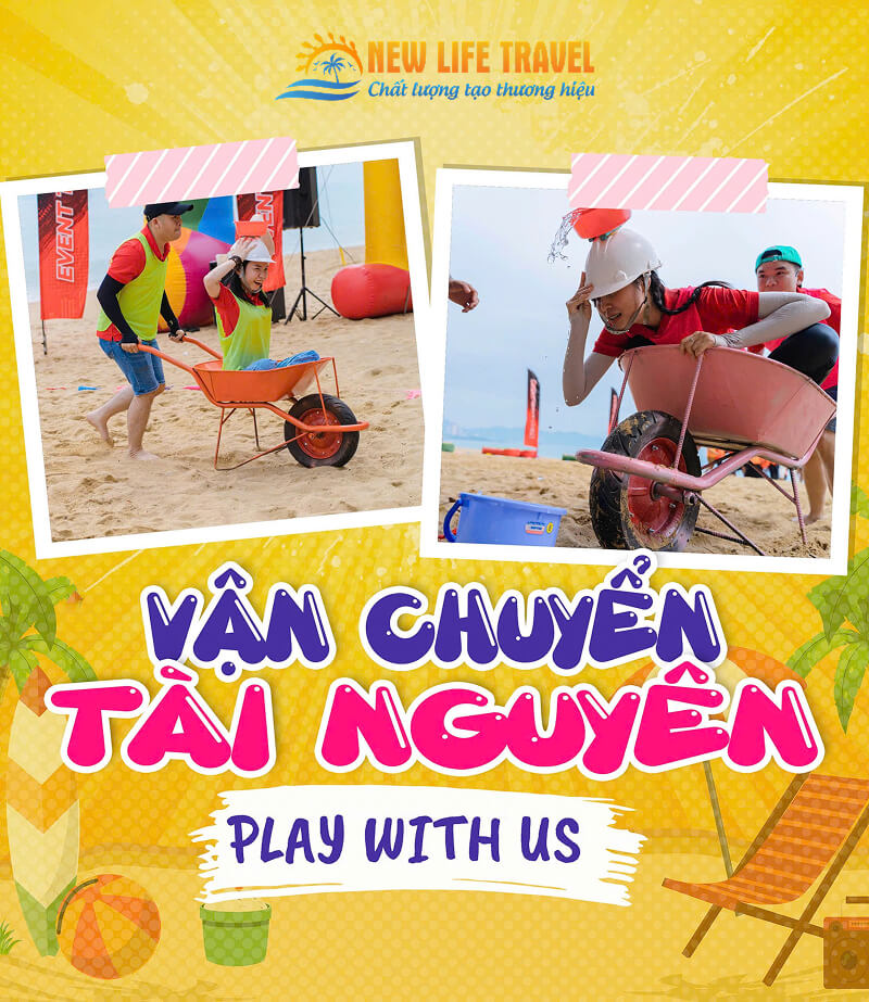 Trò chơi team building: Vận chuyển tài nguyên