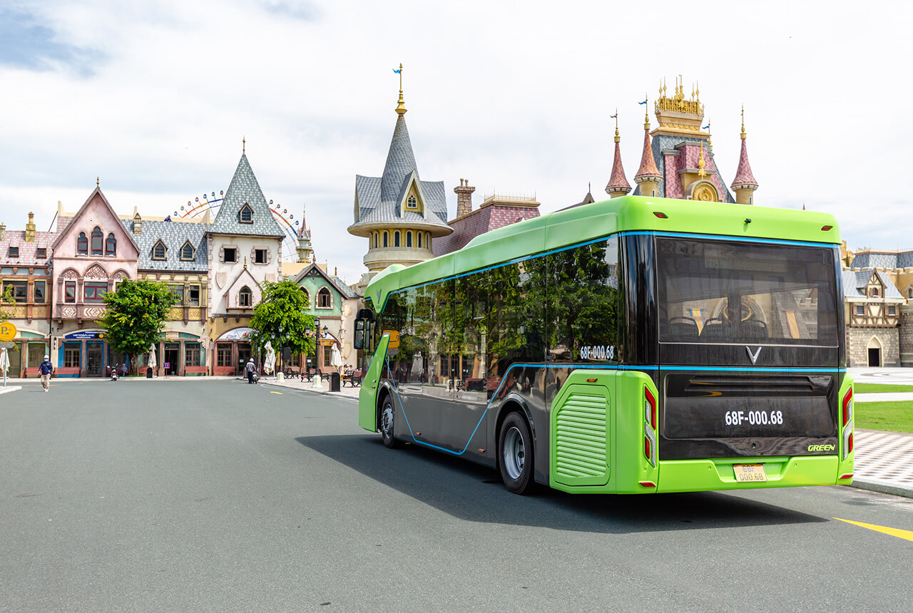 Xe buýt điện Vinbus Phú Quốc - Đưa đón sân bay
