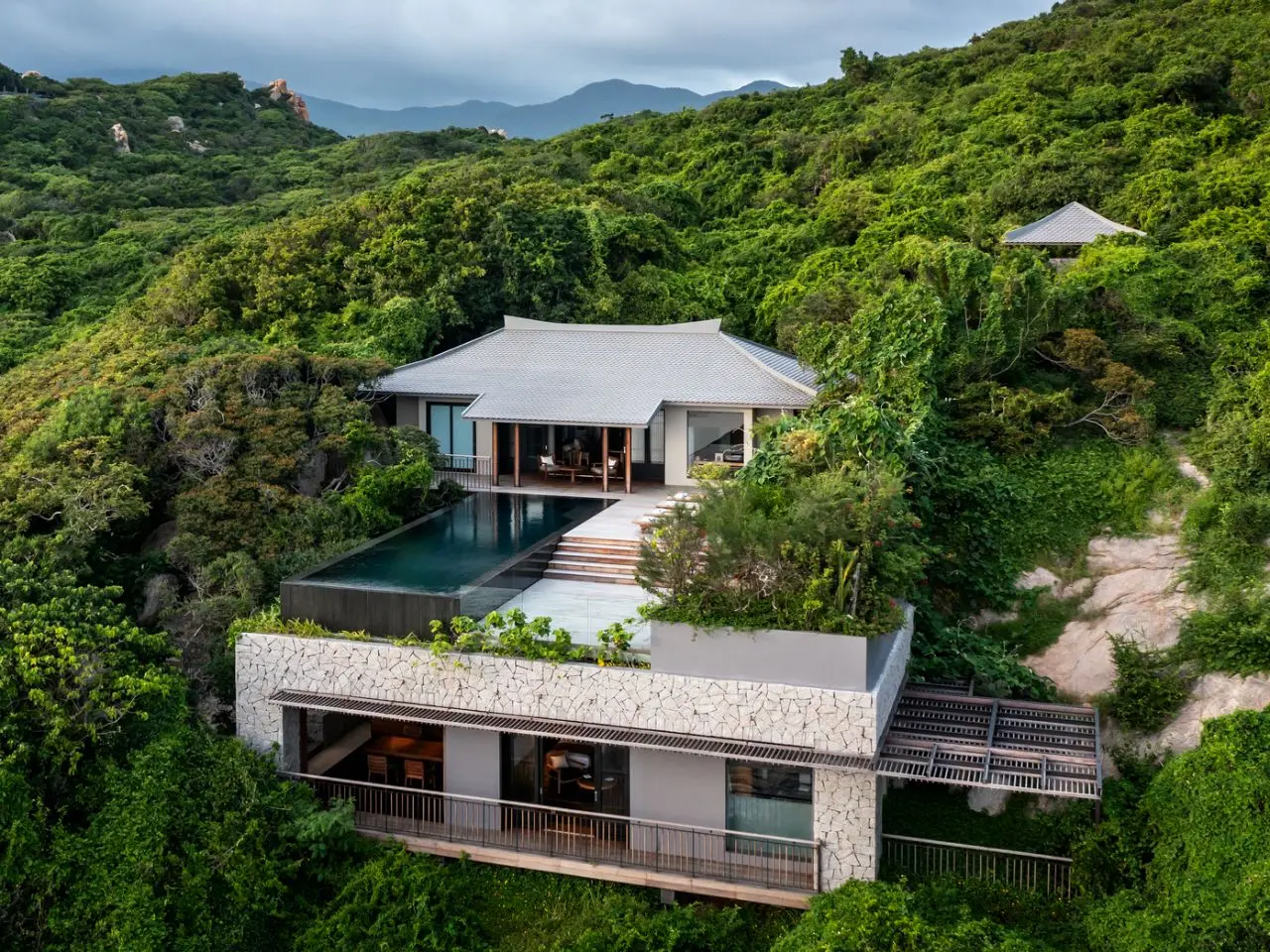 Dạng phòng tại Amanoi Resort 6 sao Vĩnh Hy Ninh Thuận