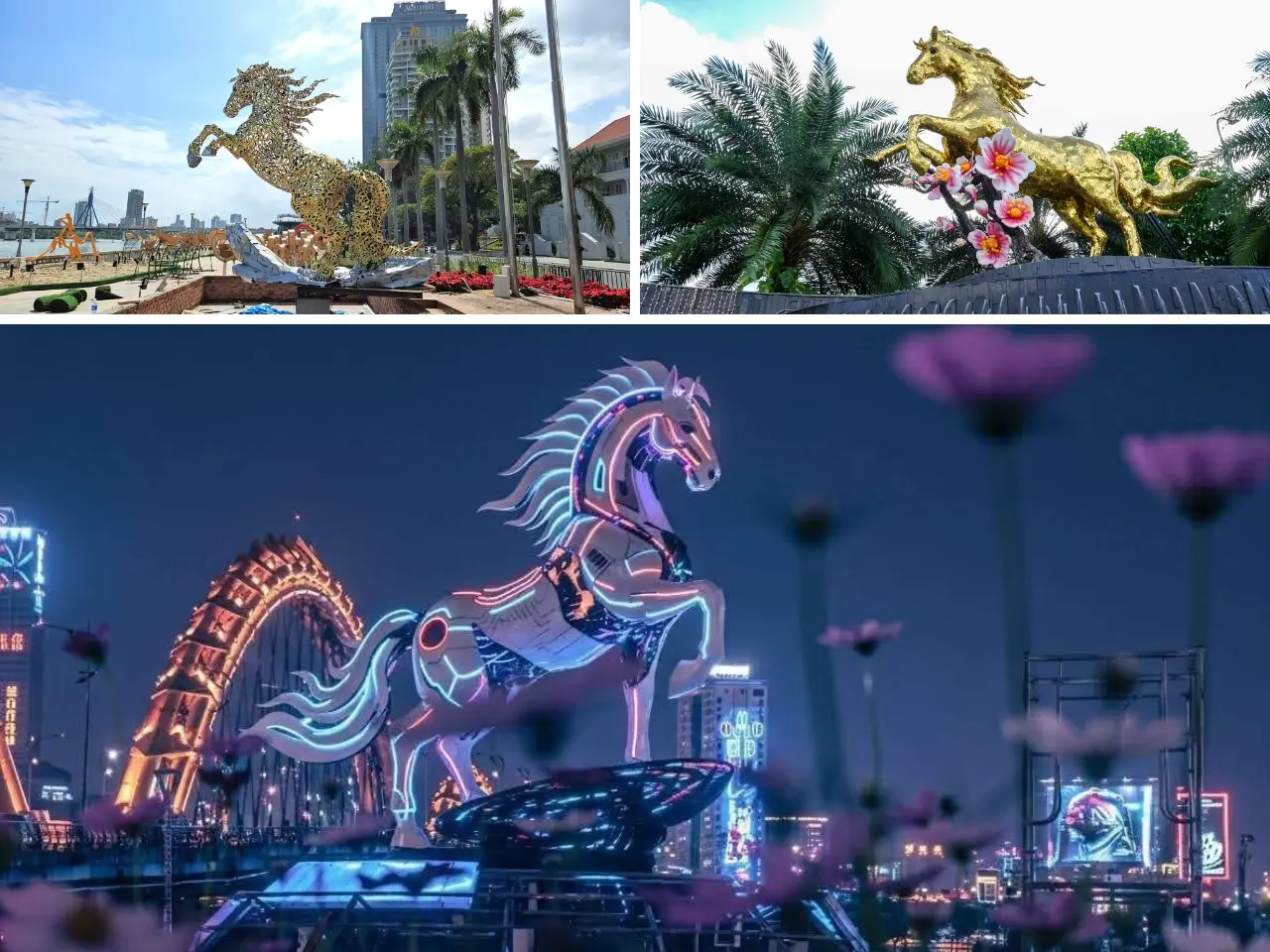 Hình ảnh linh vật ngựa 2026 tại Đà Nẵng