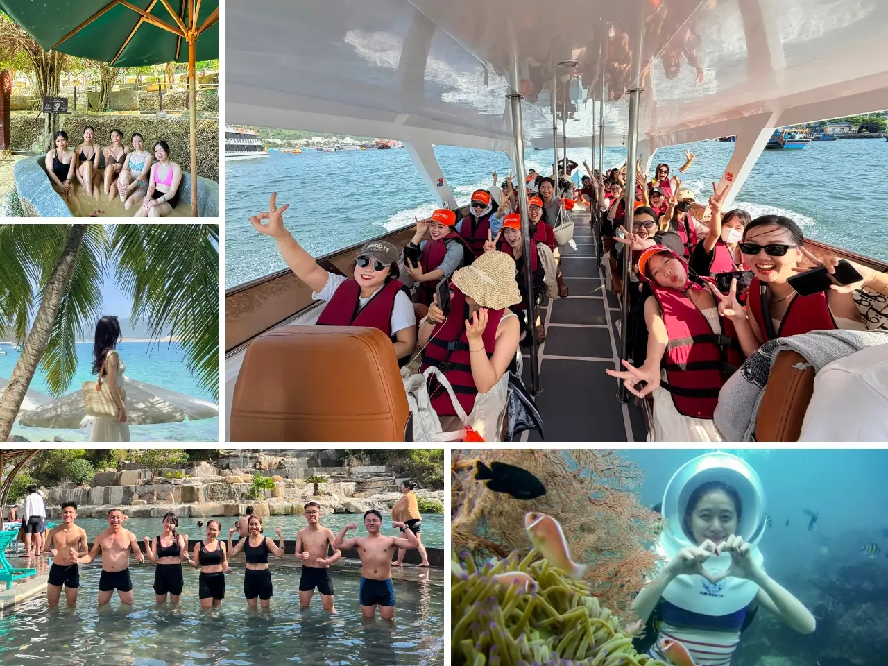 Cách hoạt động vui chơi tại điểm ngày 1 trong tour Nha Trang 3N2Đ từ TPHCM