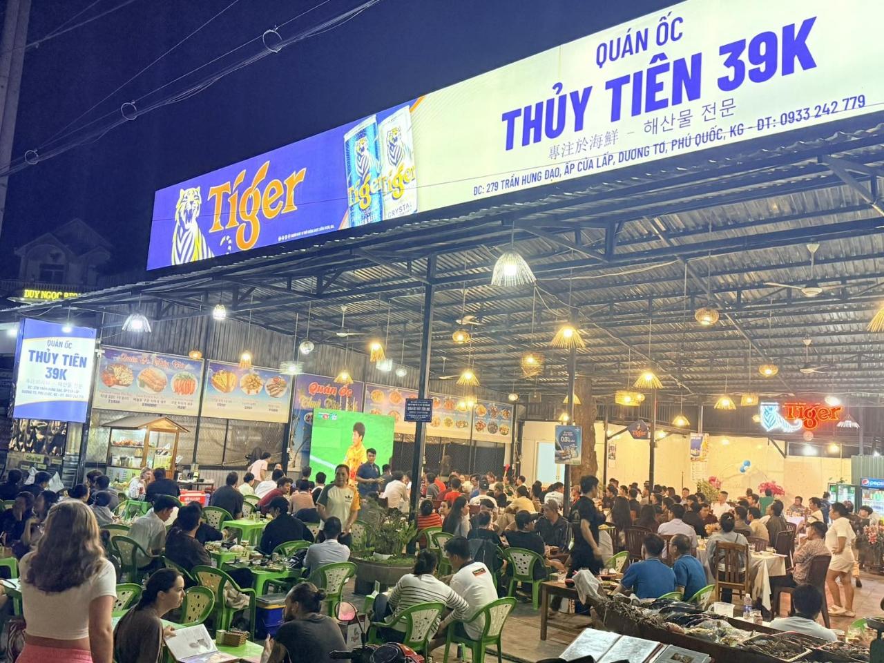 Thuỷ Tiên quán ốc Phú Quốc ngon nên thử khi du lịch hòn đảo này
