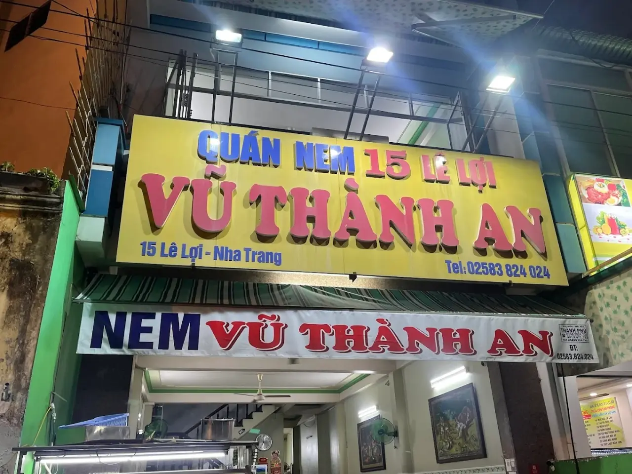 Quán nem nướng Nha Trang Vũ Thành An