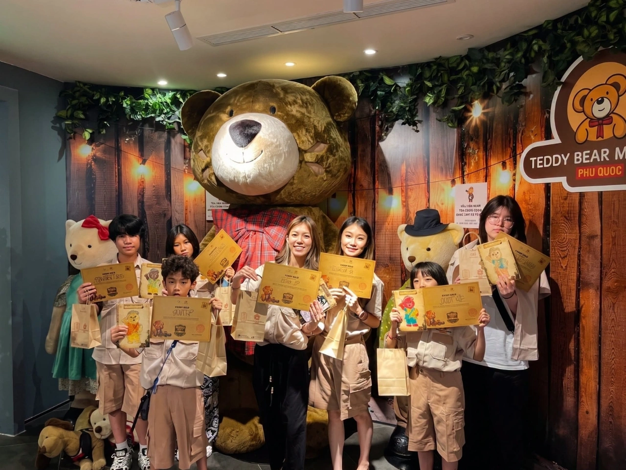Các hoạt động cho bé khi tham quan bảo tàng Gấu Teddy Phú Quốc