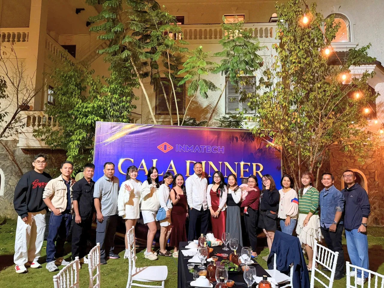 Đoàn Công ty INMATECH lưu lại kỷ niệm tại đêm Gala Dinner tại Đà Lạt
